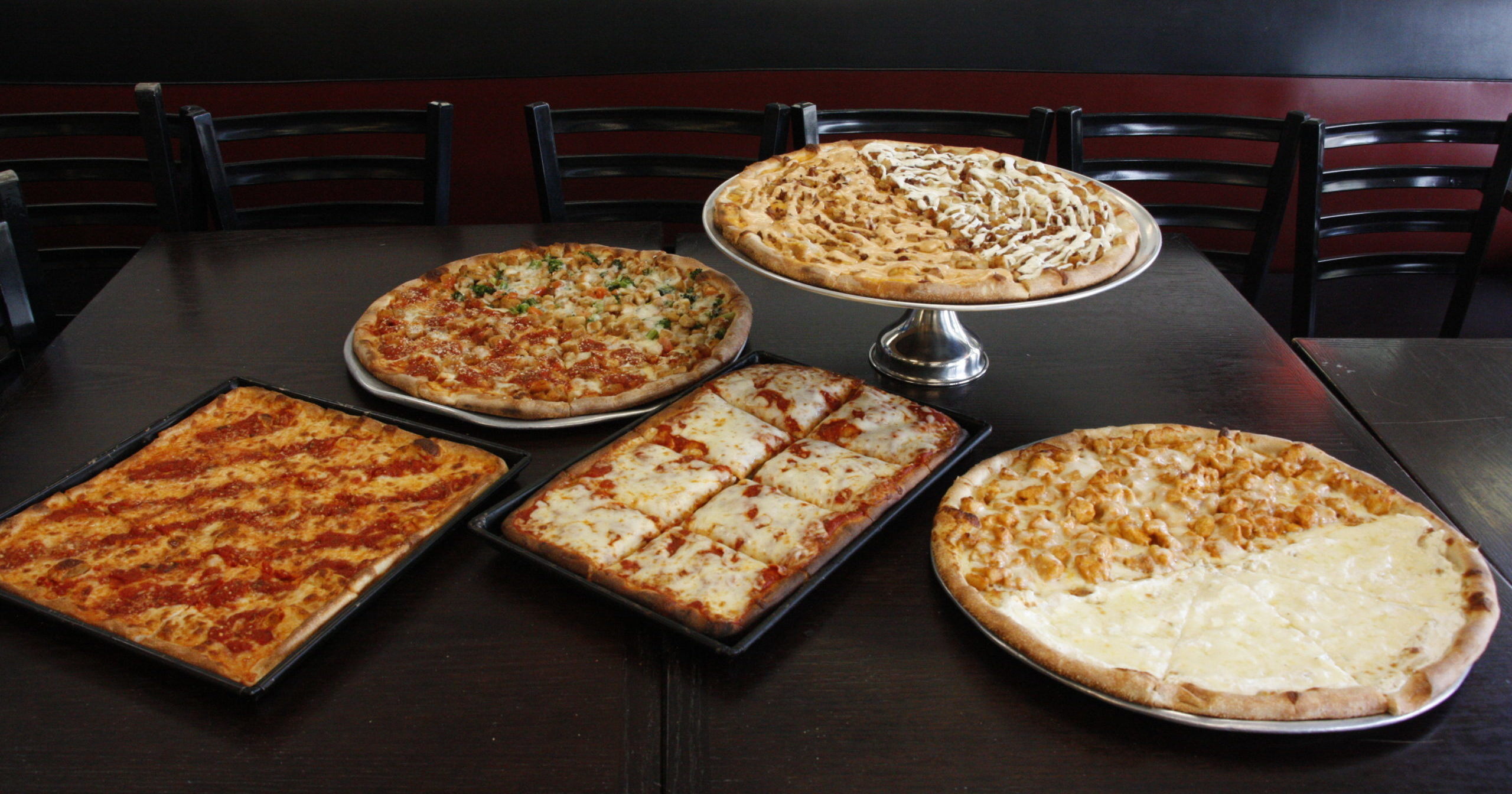 A wide variety of pies and italian specialities